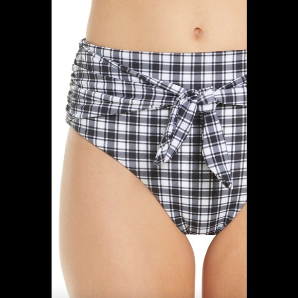 NEW $148 Veronica‎ Beard Azoia Checkered Bikini Bottoms [ SZ XS ] - Picture 2 of 12